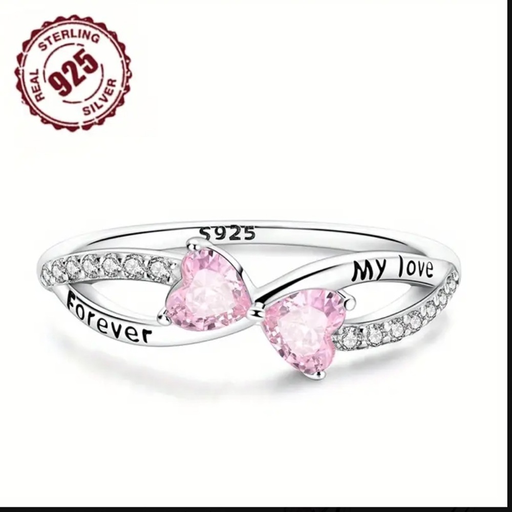 925 Eternal Love Ring-NEW - Picture 4 of 5